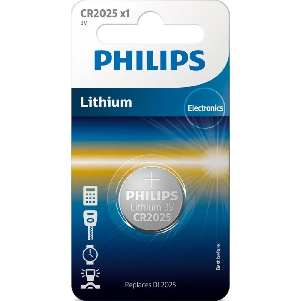 Батарейка Philips Lithium CR 2025 BLI 1 UA